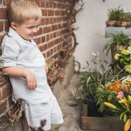 That's Mine Blue Stripe Ino-Skjorte