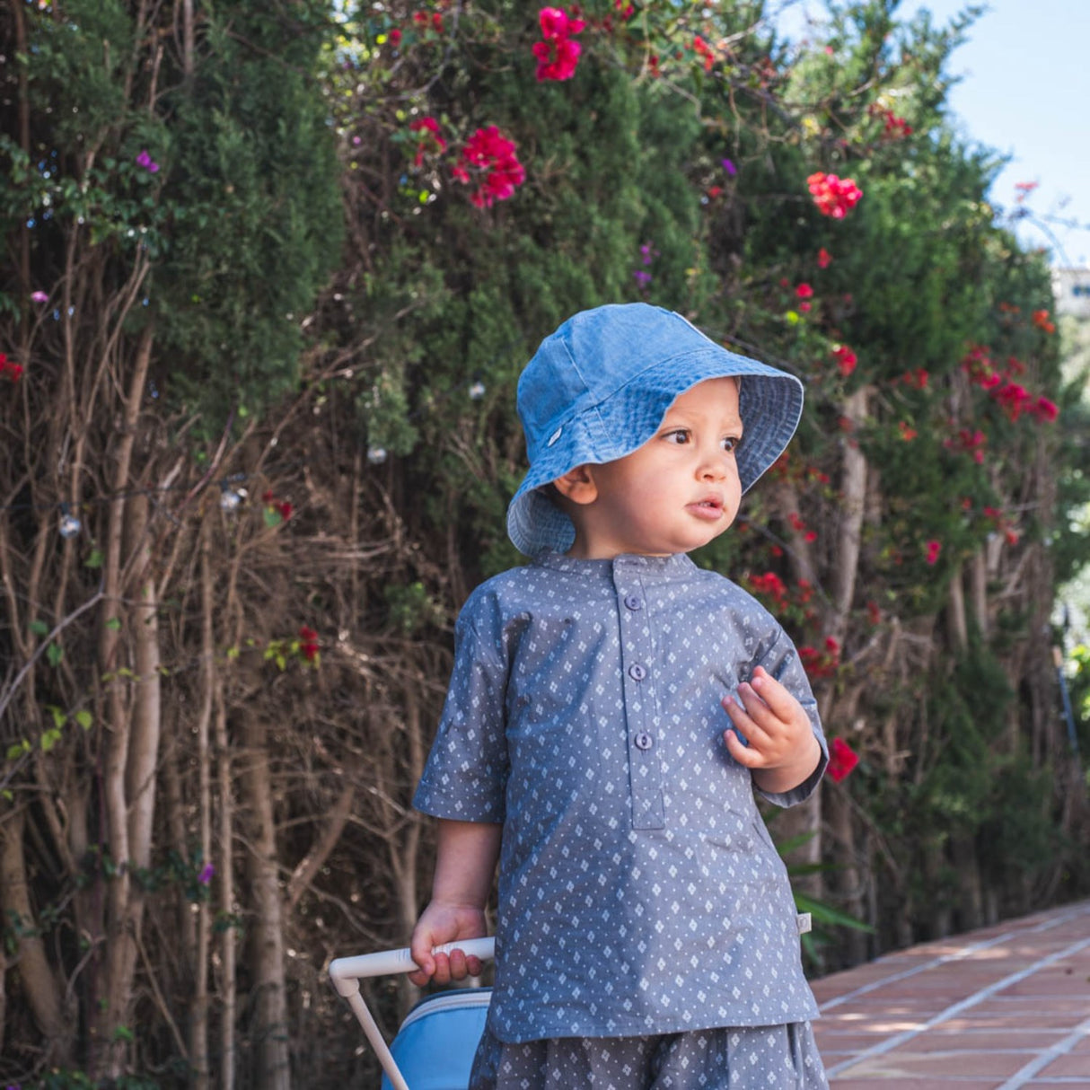 That's Mine Brilliant Blue Runeskjorte