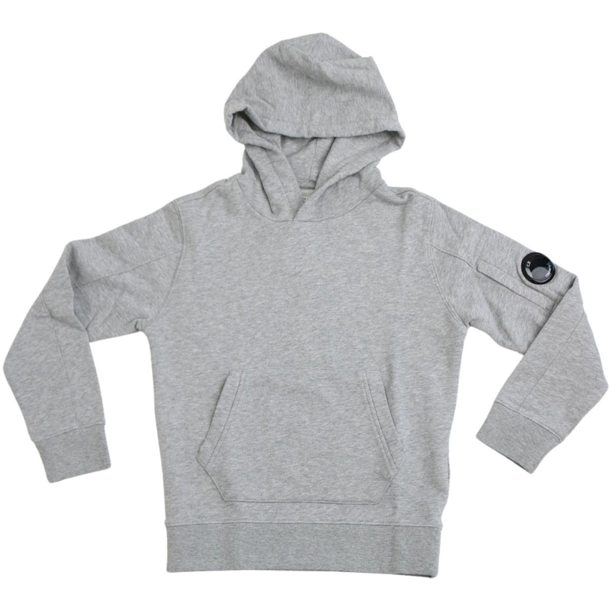 C.P. Company Melange Grey Collegegenser W/Hood