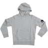 C.P. Company Melange Grey Collegegenser W/Hood