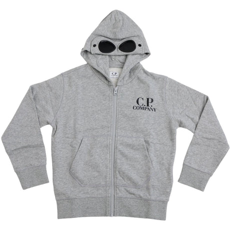 C.P. Company Melange Grey Zip Collegegenser/Hood