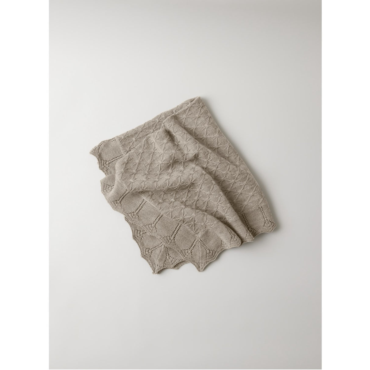 Name It Pure Cashmere Melange Wruni Ullstrikket teppe