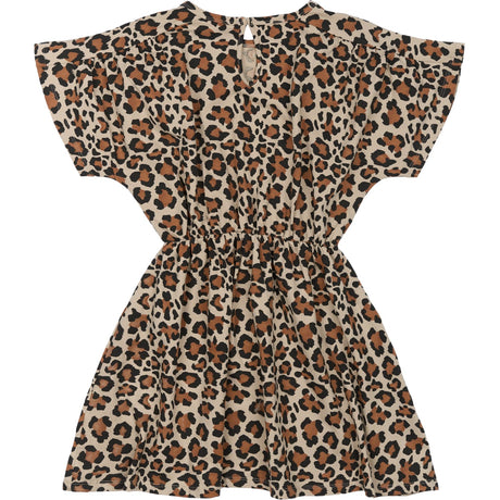 The New Feather Gray AOP Orella Kjole