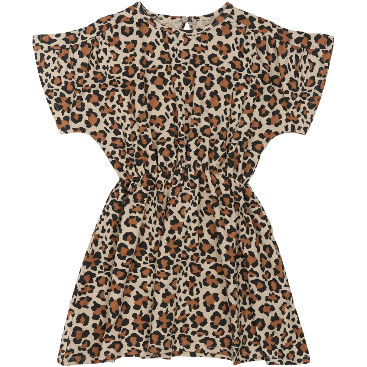 The New Feather Gray AOP Orella Kjole