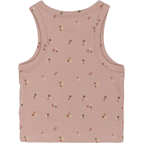 The New Adobe Rose AOP Oreta Short Rib Topp