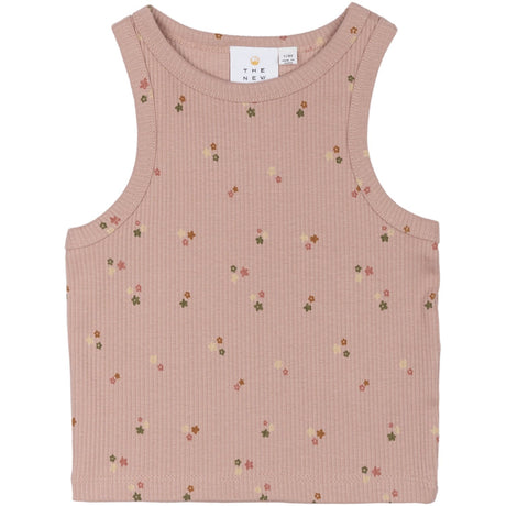 The New Adobe Rose AOP Oreta Short Rib Topp