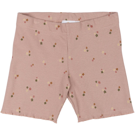 The New Adobe Rose AOP Oreta Tight Rib Shorts