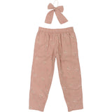 The New Adobe Rose AOP Olinam Carrot Bukser