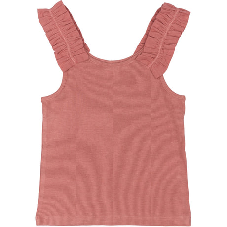 The New Old Rose Lotus Rib Flæse topp