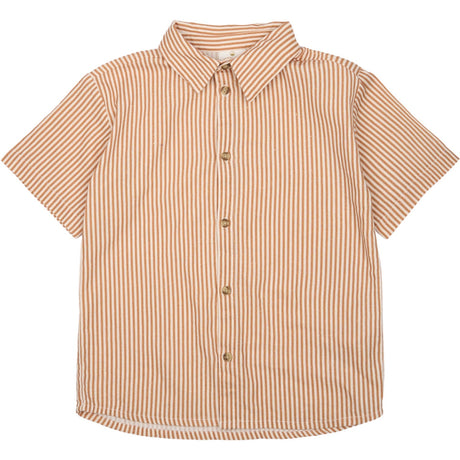 The New Indian Tan Striped Ollie Skjorte