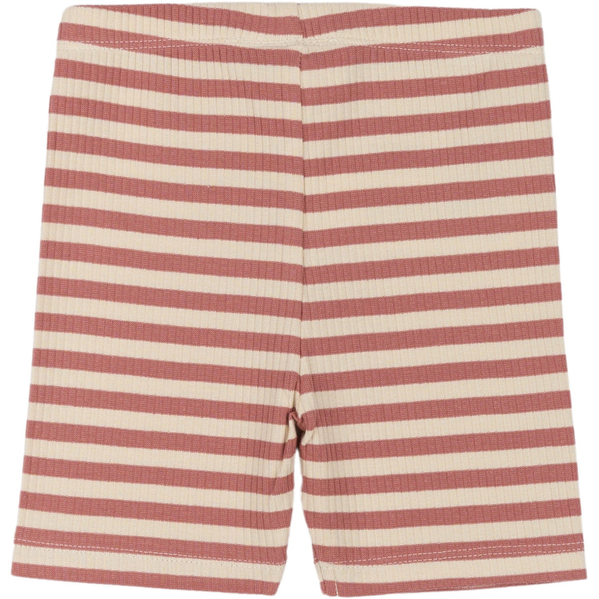 THE NEW Siblings Old Rose Striped Fro Uni Tight Rib Shorts