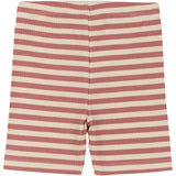 THE NEW Siblings Old Rose Striped Fro Uni Tight Rib Shorts