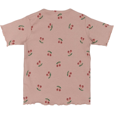 THE NEW Siblings Adobe Rose AOP Oona Rib T-Shirt