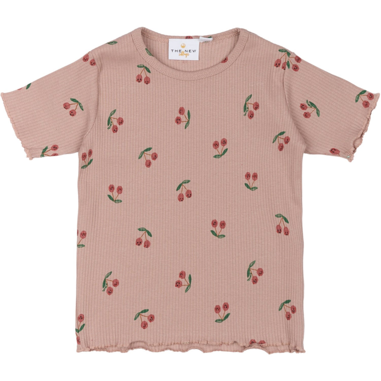 THE NEW Siblings Adobe Rose AOP Oona Rib T-Shirt