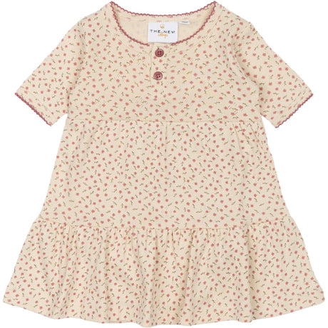 THE NEW Siblings White Swan AOP Odette Pointelle Body Kjole