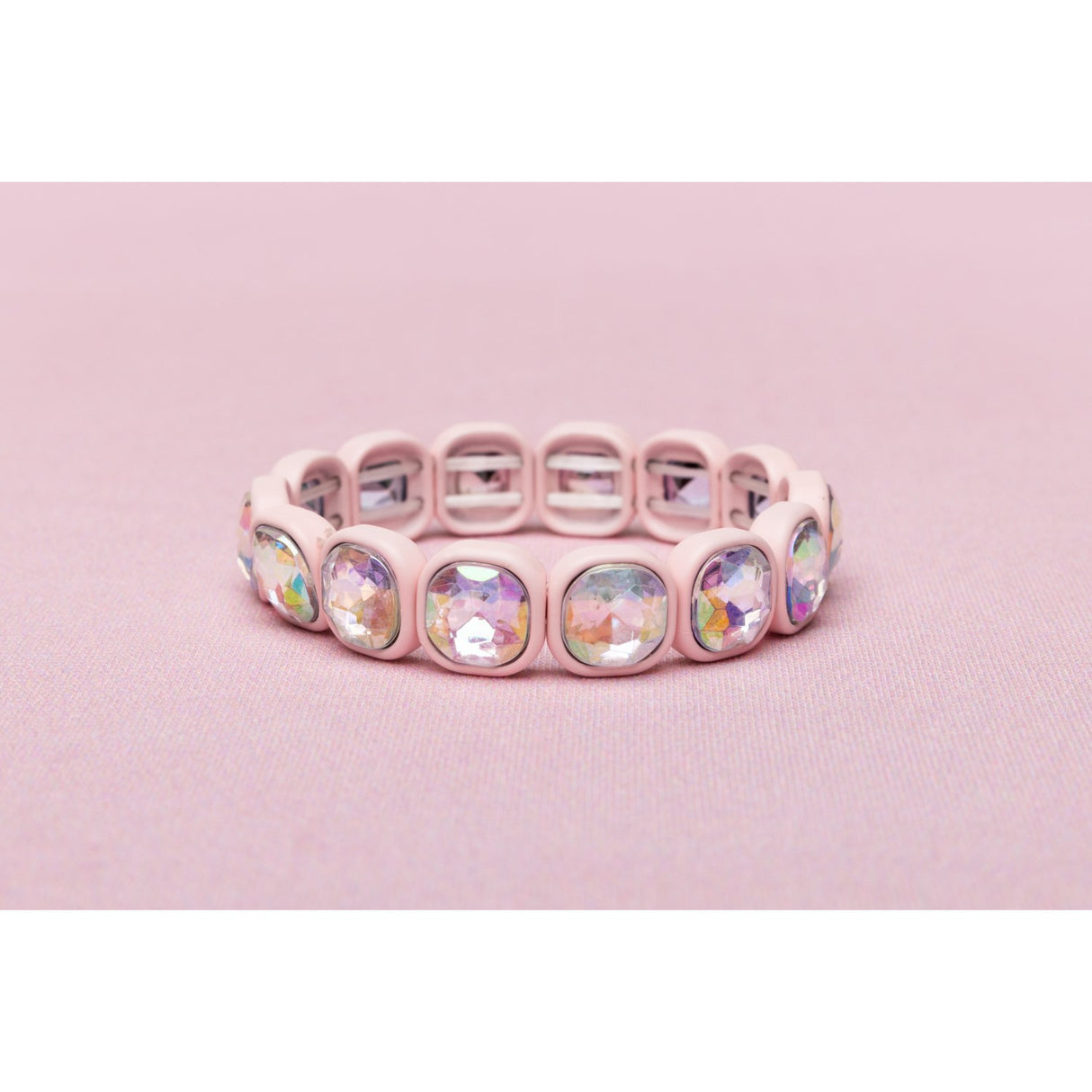 Great Pretenders Boutique Chic Swiftie Pink Gem Armbånd