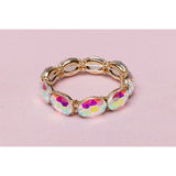 Great Pretenders Boutique Chic Aurora Borealis Gem Armbånd