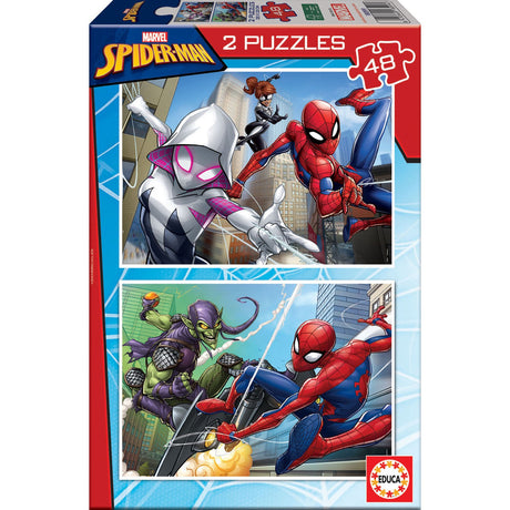 Educa Puslespill 2X48 Spider-Man