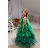 Great Pretenders  Christmas Tree Dress with Headpiece, SIZE US 3-4