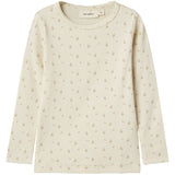 Lil'Atelier Turtledove Flower Gago Slim Blouse Noos