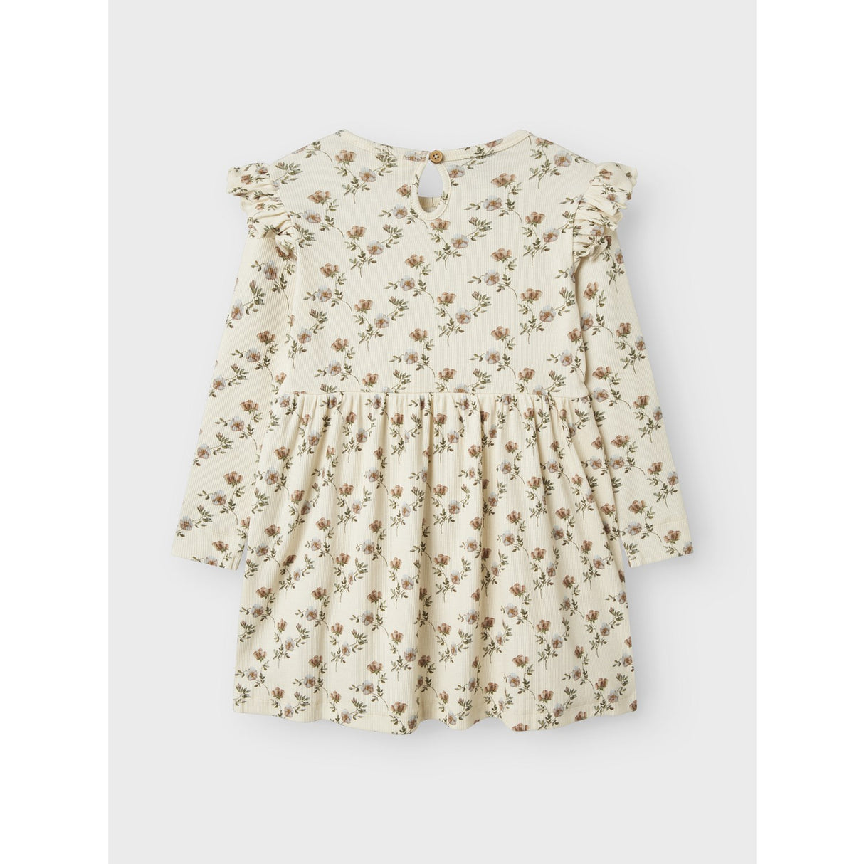 Lil'Atelier Turtledove Flower Gavo Eno Kjole