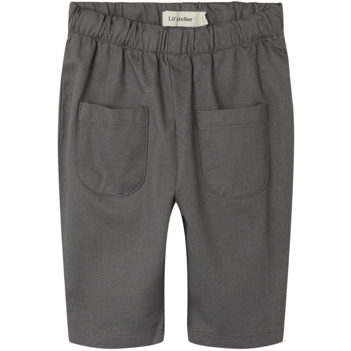 Lil'Atelier Pewter Ben Loose Twill Thady Pants