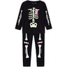 Name It Black Pink Oween Topp Set Skeleton