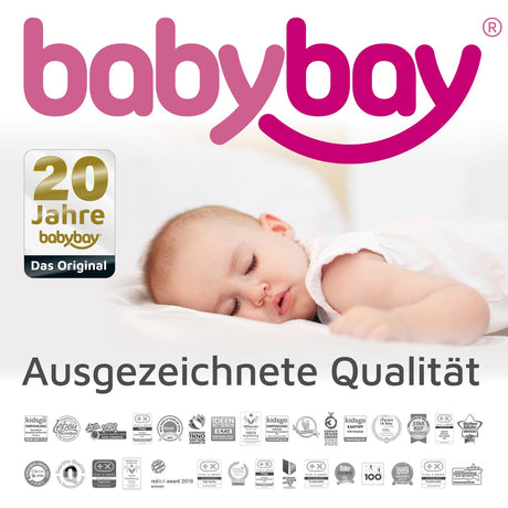 babybay ® White Rullesett inkl.Fixeringsmekanisme