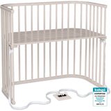 babybay® Beige Varnished Boxspring Xxl Co-Sleeper