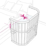 babybay® Natural Untreated Boxspring Xxl Co-Sleeper