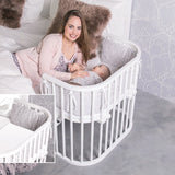 babybay® White Varnished Boxspring Xxl Co-Sleeper