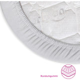 babybay® Soft Grey Jersey Cover Deluxe Ark 2-Pakning Original