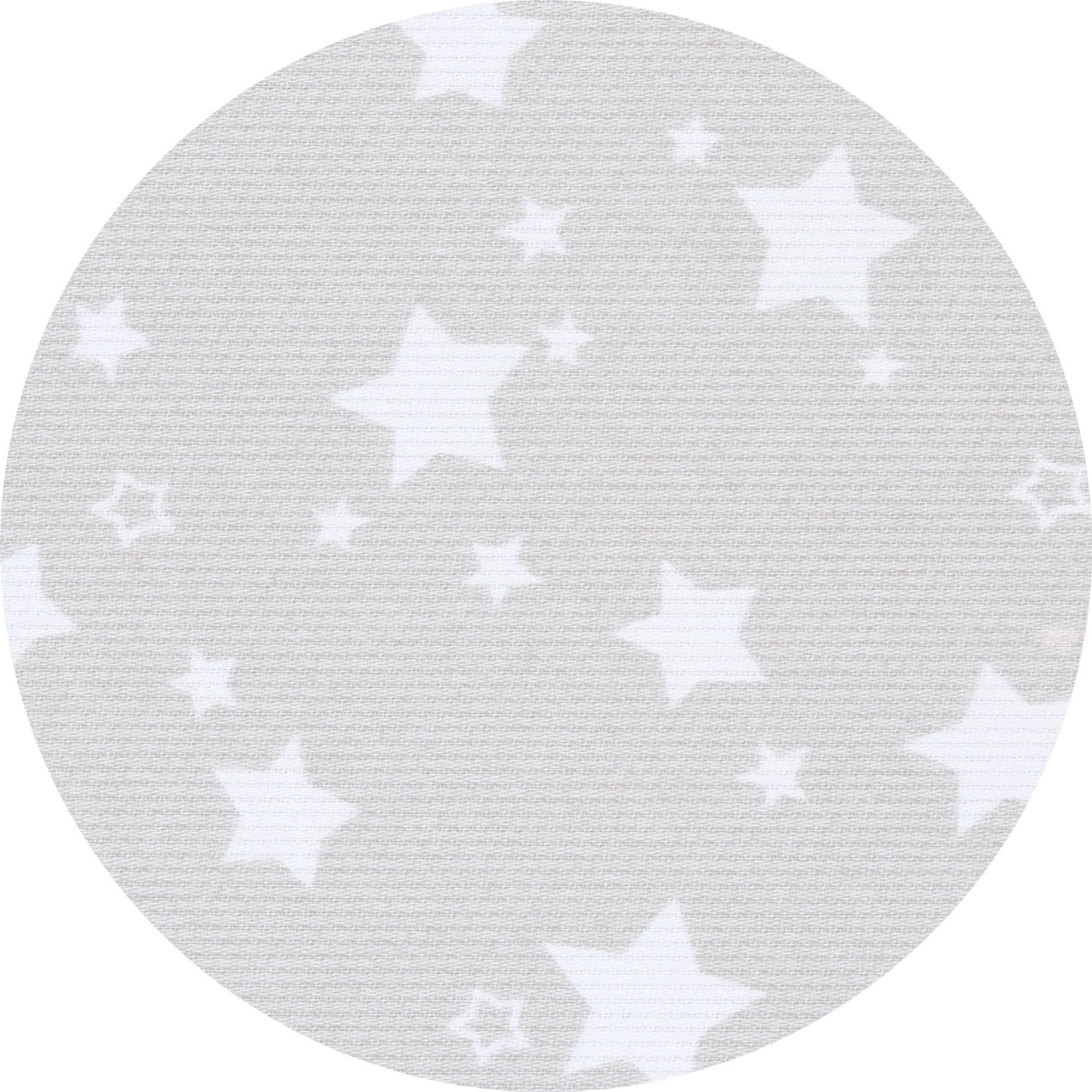 babybay ® Pearlgrey White Stars Sengerand Pique