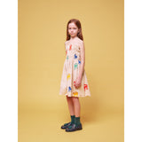 Bobo Choses Beige Wonder Horses All Over Sleevless Strap Dress