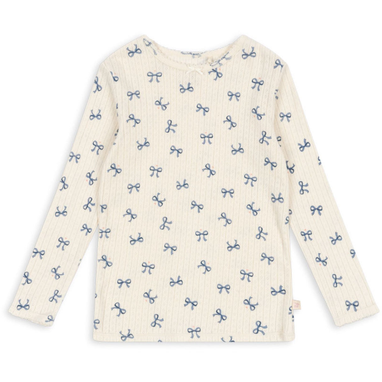 Konges Sløjd Bow Bleu Minnie Blouse Gots