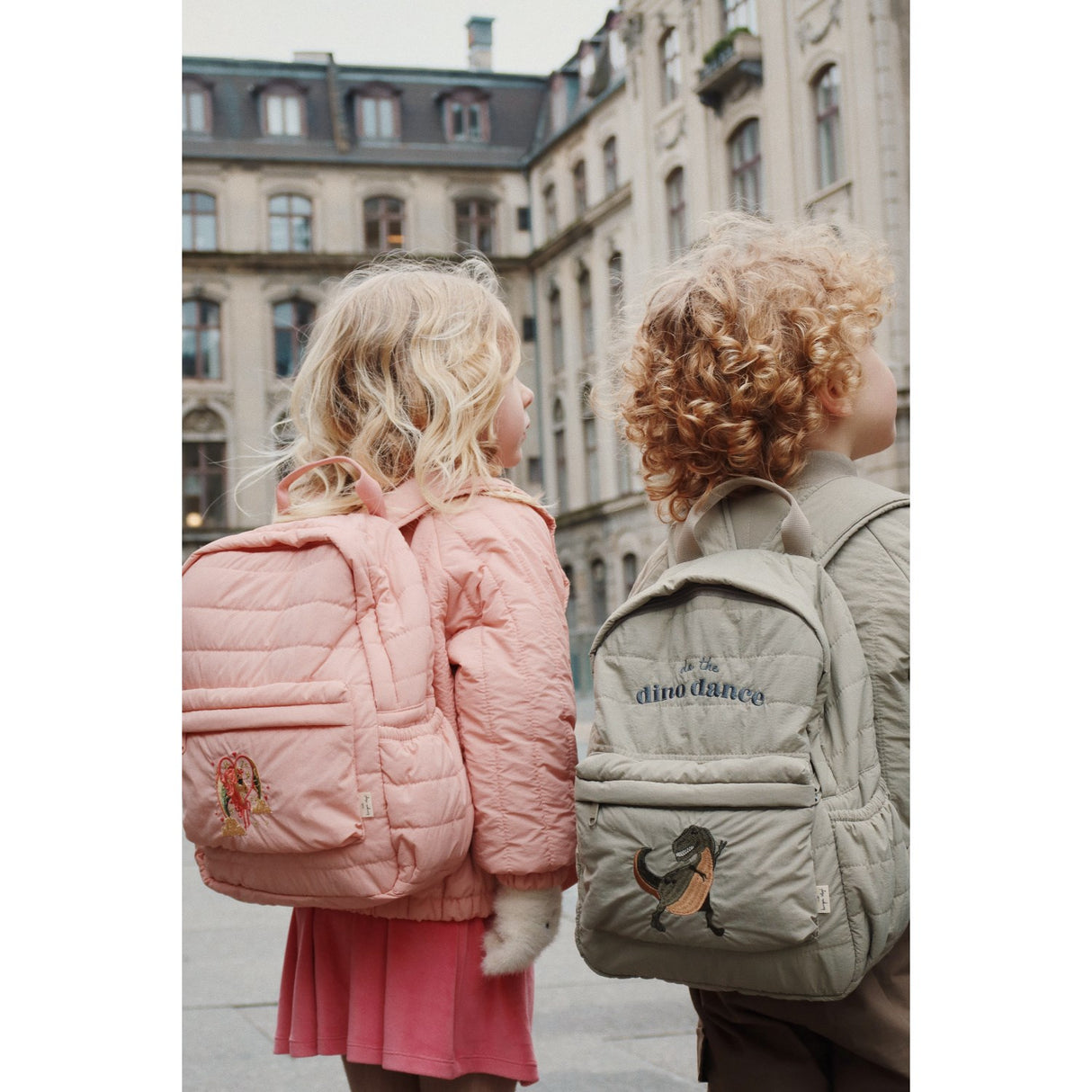 Konges Sløjd Mellow Rose Juno Quilted Backpack Midi