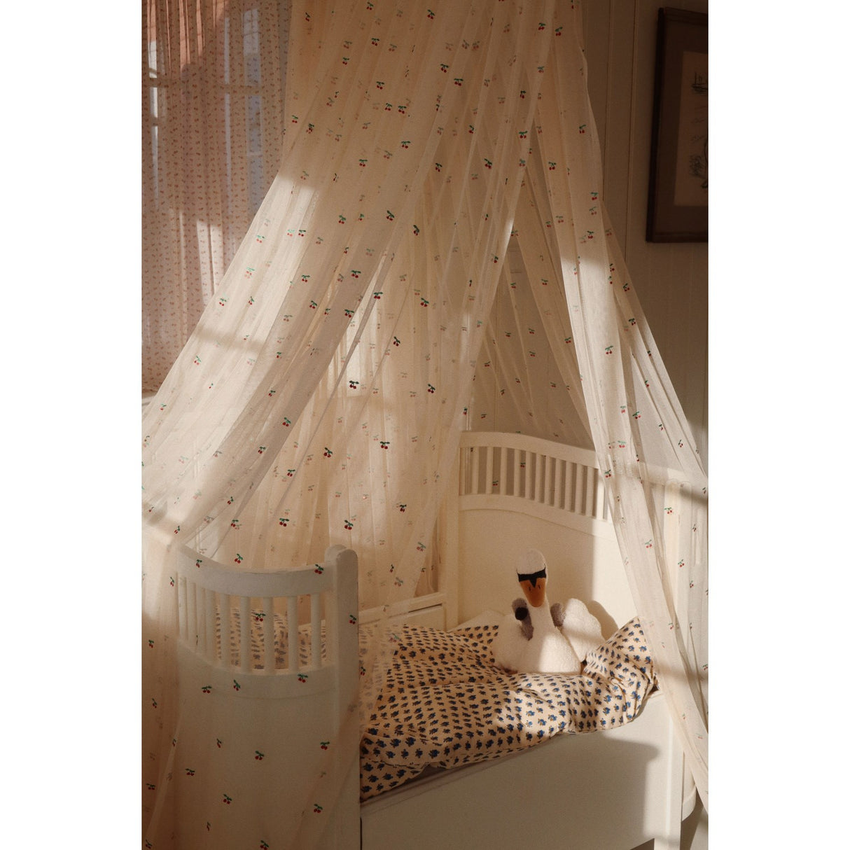 Konges Sløjd Cherry Glitter Bed Canopy Tulle Cherry Glitter