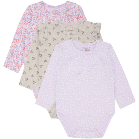 Hust & Claire Wheat Melange Bella Body 3-pakning