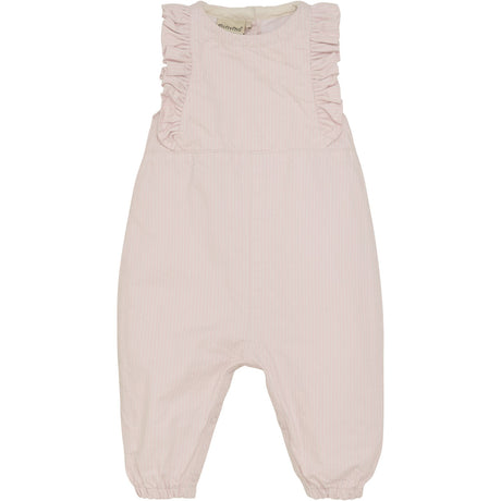 Minymo Pink Dogwood Overall Twill