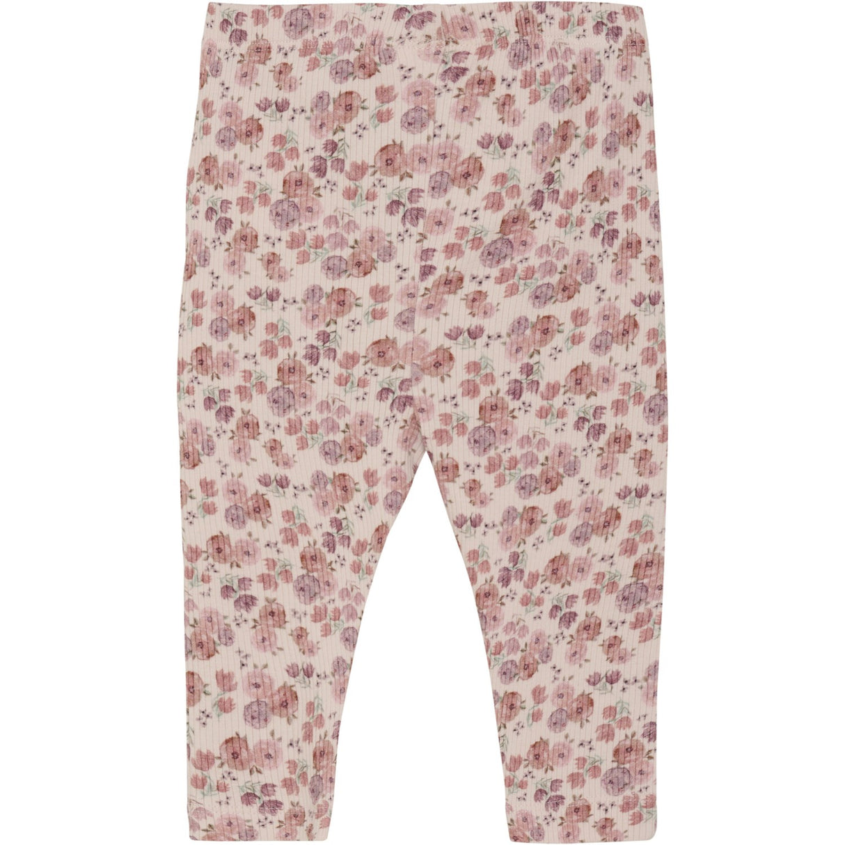 Minymo Peach Whip Leggings AOP Rib