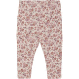 Minymo Peach Whip Leggings AOP Rib