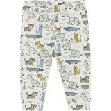 Minymo Marshmallow White Bukser AOP