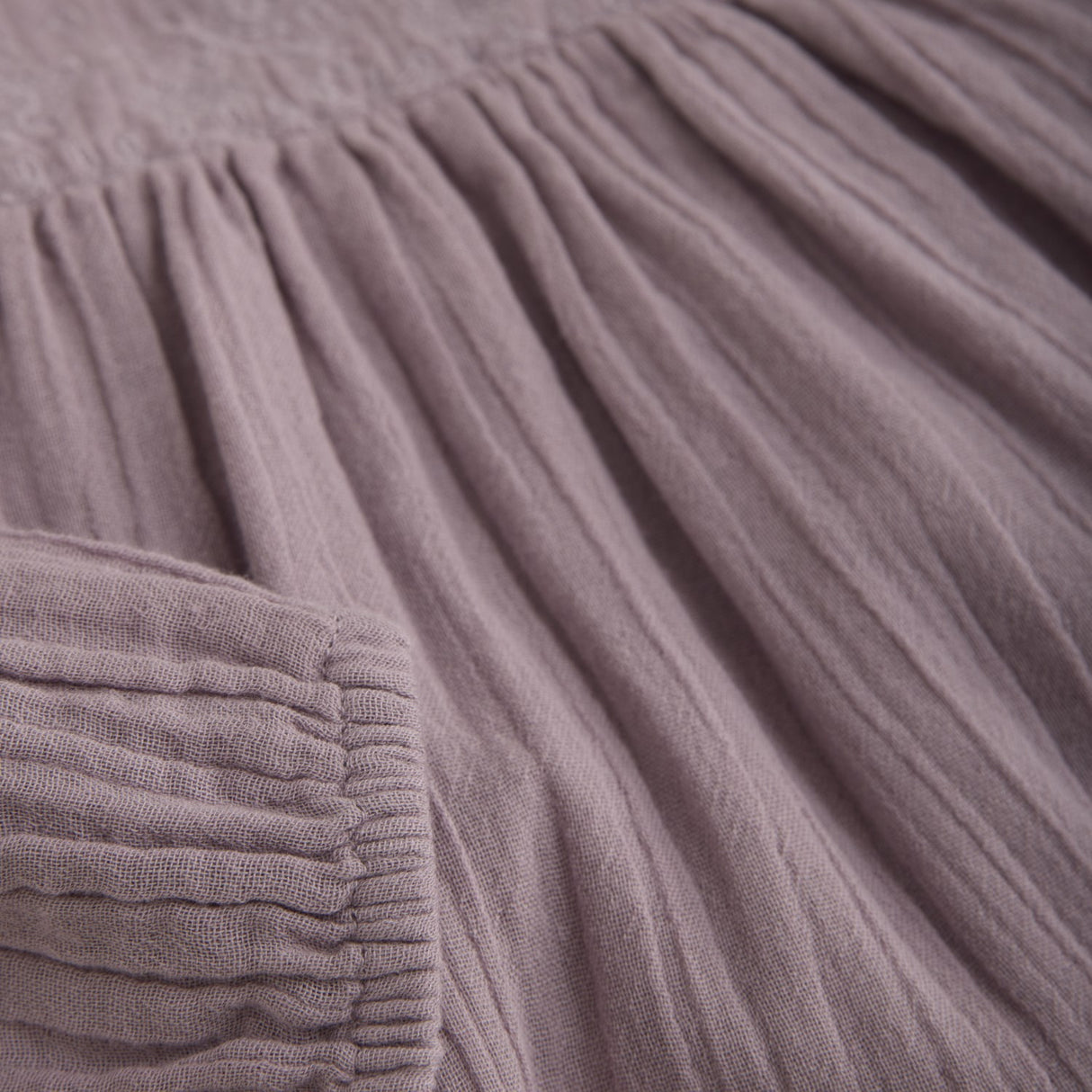 Minymo Elderberry Kjole Med Broderi