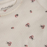 Minymo White Swan Body AOP Rib