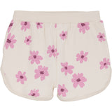 Minymo White Swan Sweat Shorts AOP