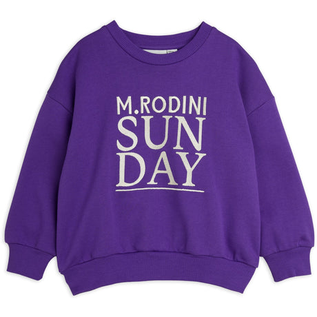 Mini Rodini Purple Sunday Embroidery Collegegenser