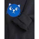 Mini Rodini Black Cool Cats Application Collegegenser