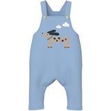 Name It Cerulean Dog On Wheels Vonne Sweat Overall