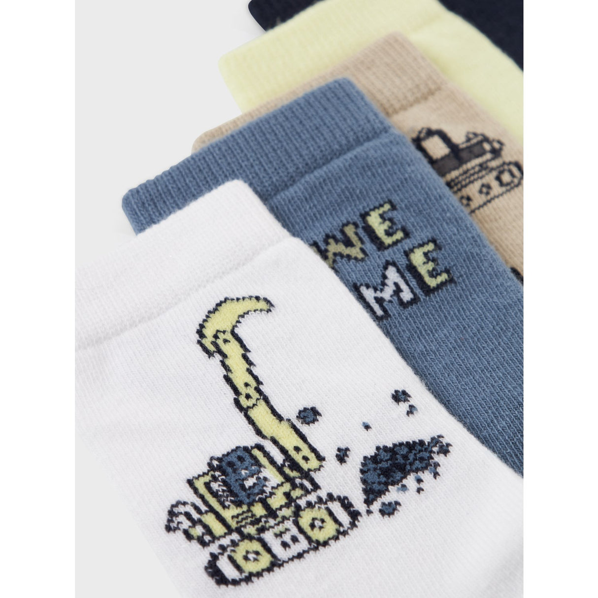 Name It Bright White Vagn 5-pakning Sokker