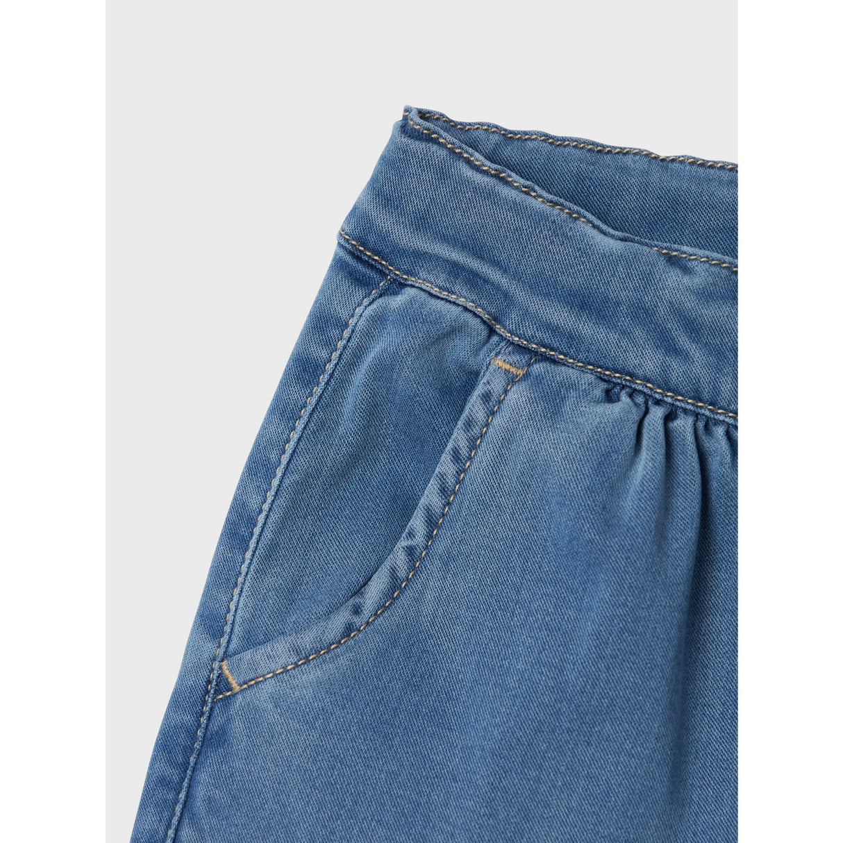 Name It Medium Blue Denim Bella Wide Jeans Noos